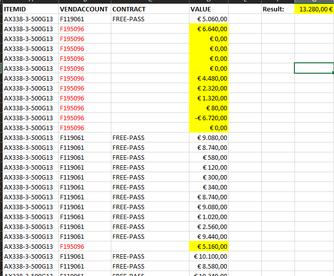 Solved: sum only some row in a column - Microsoft Fabric Community