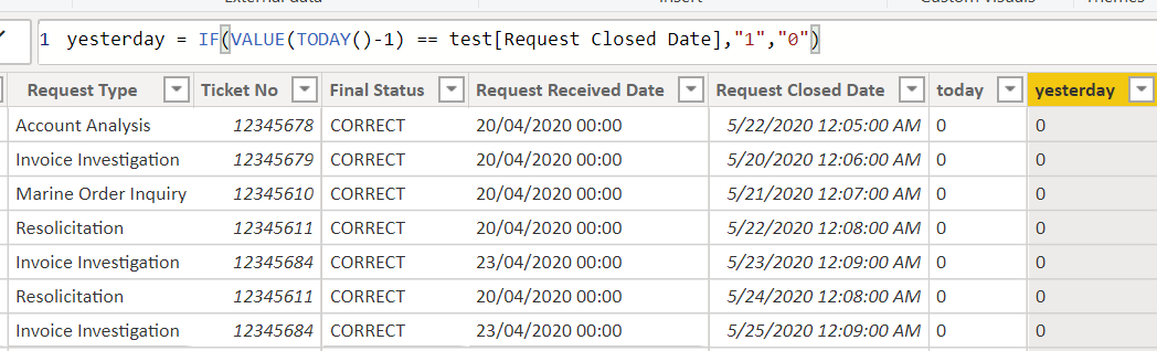 Solved: Comparing Two Date Column it's return wrong value - Microsoft ...