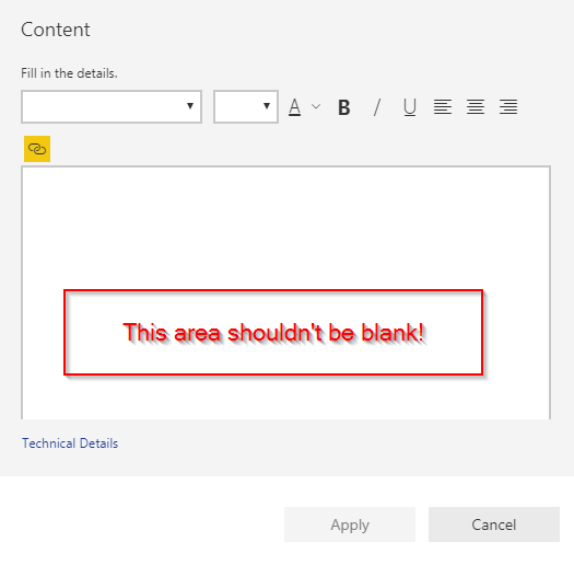 Bug: Dashboard Text Box Drops Text on Edit - Microsoft Fabric Community