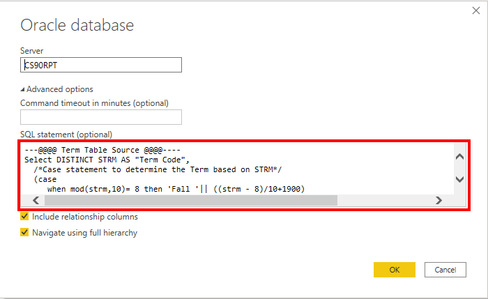 More lines, not fewer, in SQL Statement window Ple... - Microsoft ...
