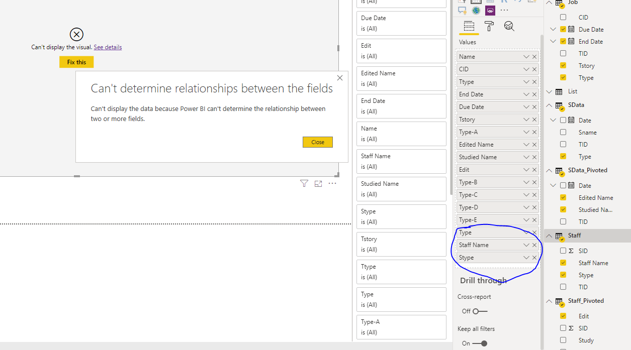 Solved: Relationship error between mutliple tables - Microsoft Fabric ...