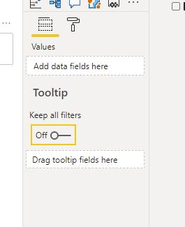 Solved: Remove or modify filters for a Report Tool Tip - Microsoft ...