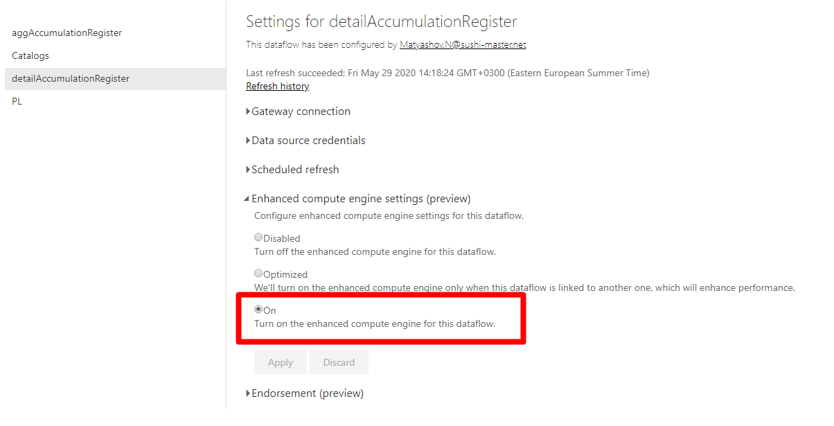 Data flow Direct query mode - Microsoft Fabric Community