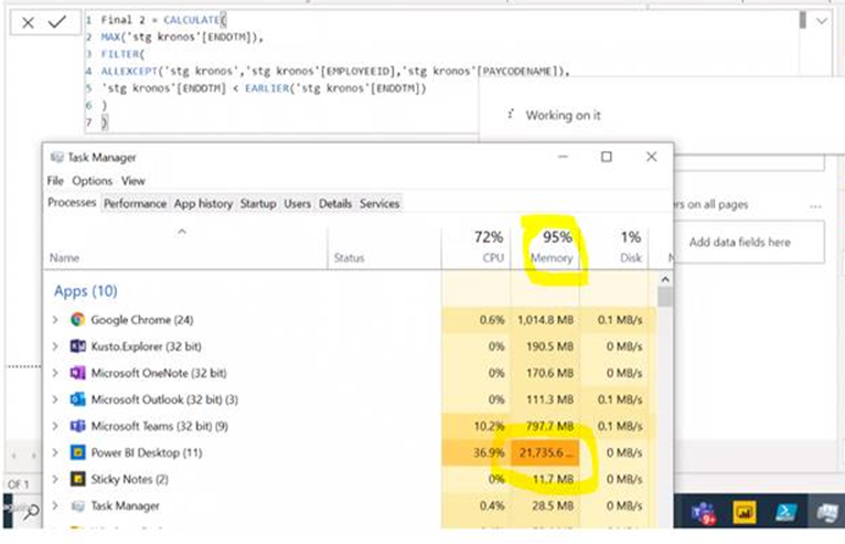Memory error - Microsoft Fabric Community