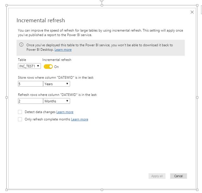 Solved: Power BI - Incremental Refresh Feature. - Microsoft Fabric ...