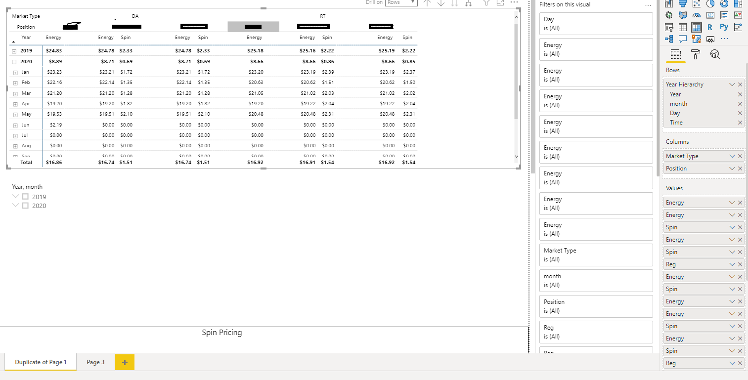 Any better ways to hide blank columns in a matrix? - Microsoft Fabric ...