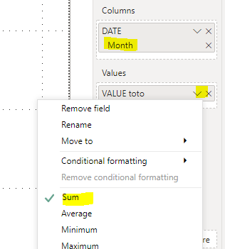 Solved: Create table sum value by month - Microsoft Fabric Community