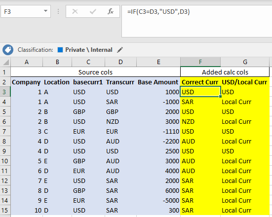 Return value of a column based on selection - Microsoft Fabric Community