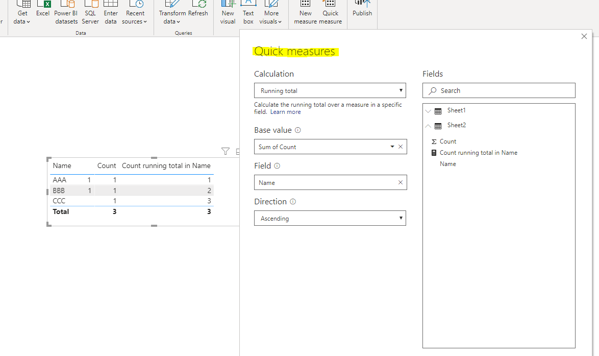 Solved: Need running sum on Dax measure - Microsoft Fabric Community
