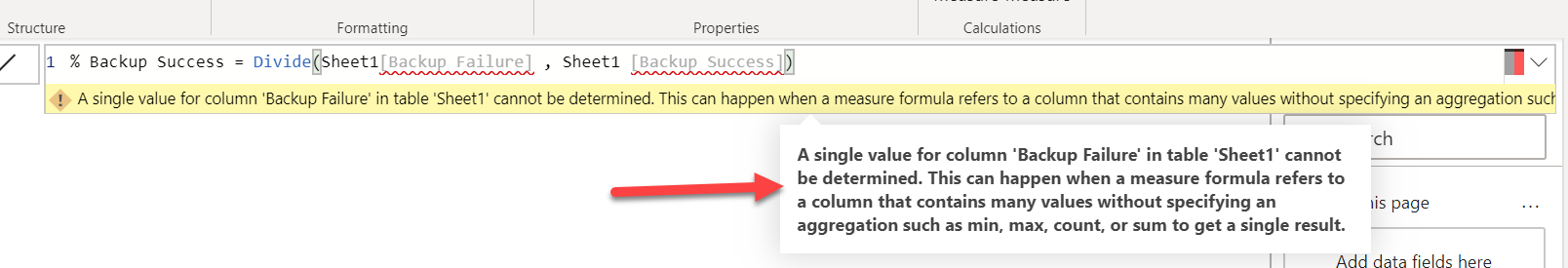 Solved: % of 2 columns .. I am missing something - Microsoft Fabric ...