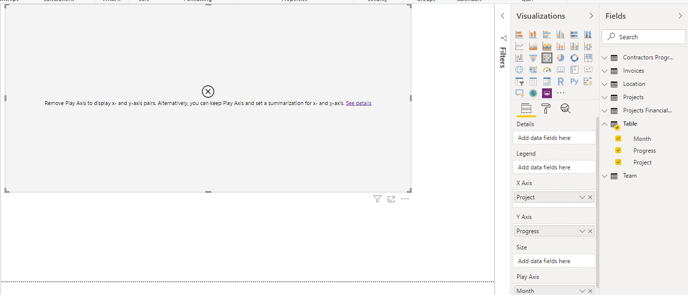 Scatter Chart Problems - Microsoft Fabric Community