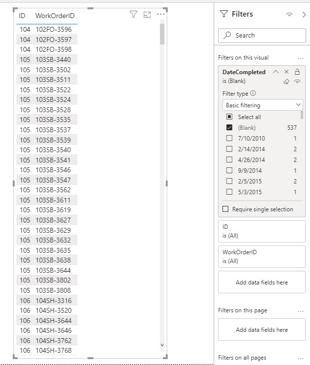 Solved: Filter NULL Value - Microsoft Fabric Community