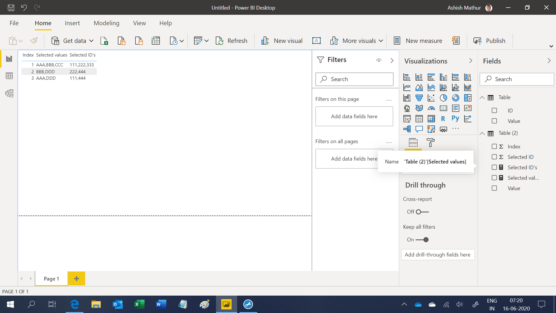 Solved: How to get values for multiple IDs from a differen ...