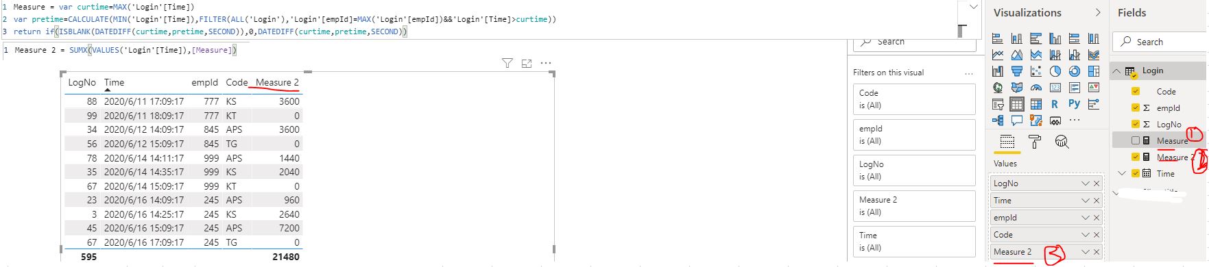 Need to calculate login time from the Login time c... - Microsoft ...