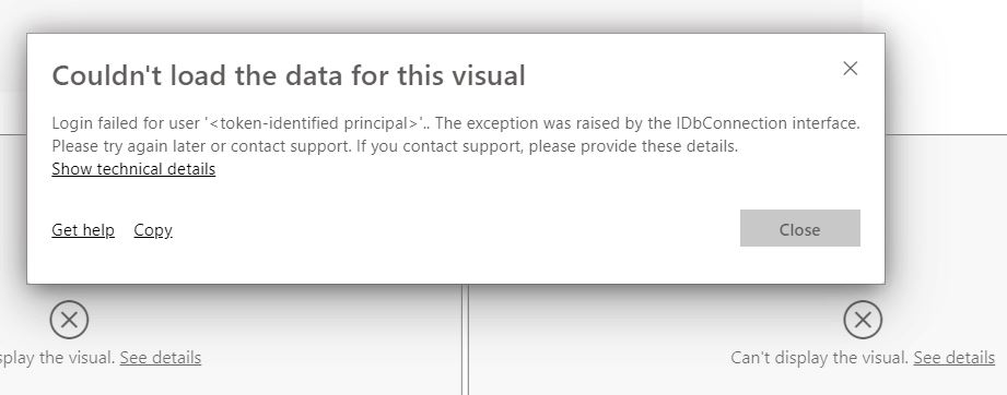 power bi service cannot connect to sql server data... - Microsoft ...