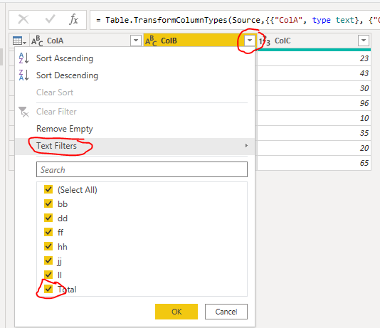 Solved: Remove rows from data - Microsoft Fabric Community