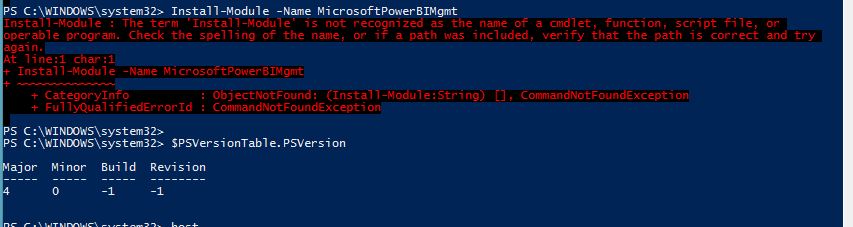 powershell for inventory of workspaces/reports - Microsoft Fabric Community