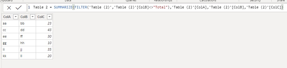 Solved: Remove rows from data - Microsoft Fabric Community