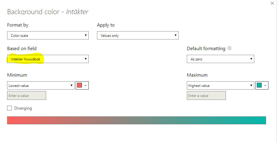 Solved: Conditional Formatting in respect to another field - Microsoft ...