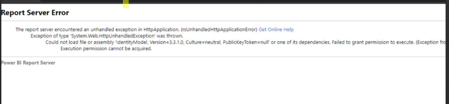 Error while configuring custom security on power b... - Microsoft ...