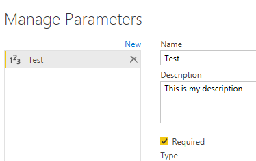 Solved: Parameter description doesn't save - Microsoft Fabric Community