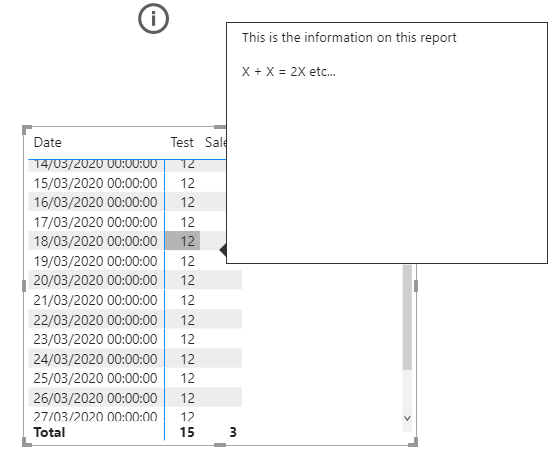 Solved: Tooltip for whole chart/table etc - Microsoft Fabric Community