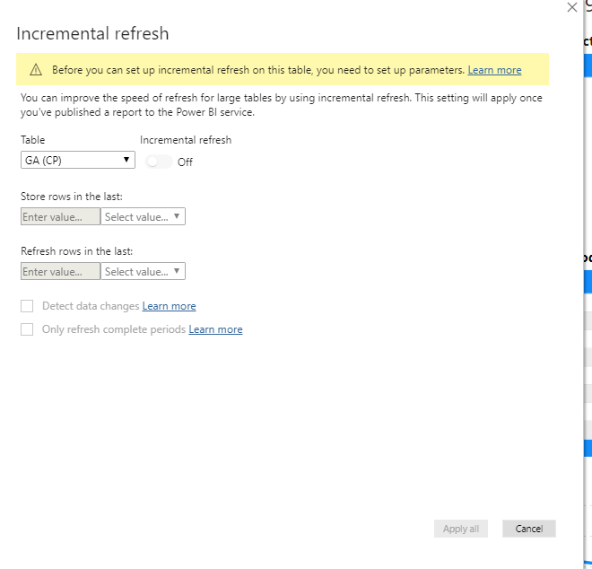 Incremental Refresh for Google Analytics - Microsoft Fabric Community