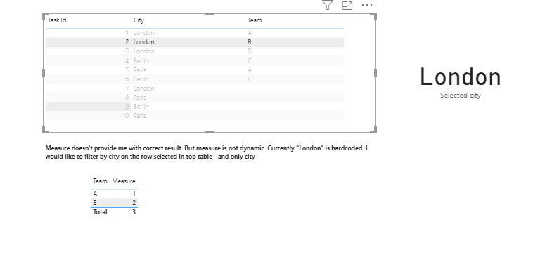 Solved: Use value from table to filter in other table - Microsoft ...