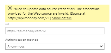 Data Source Credentials Error - Microsoft Fabric Community