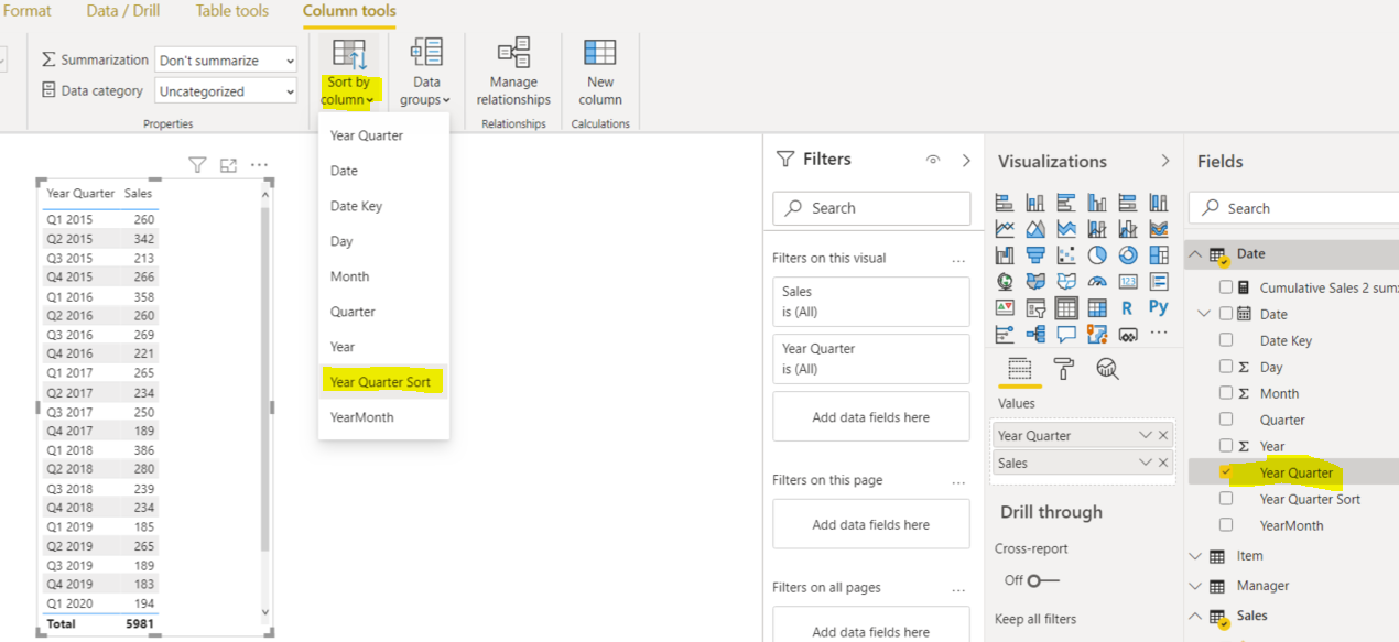 Re: Help with Custom Date Column and Sorting - Microsoft Fabric Community