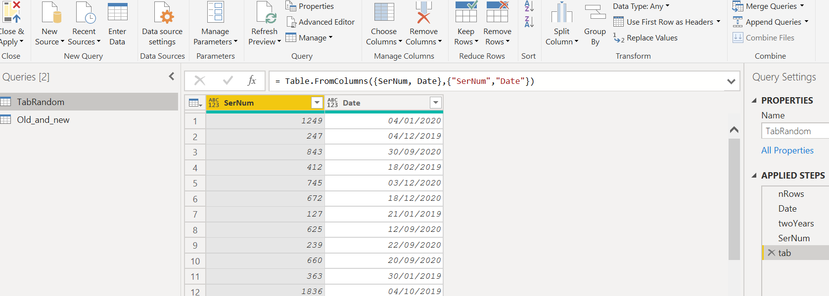 Solved: Column that tells if value occurs for first time - Microsoft ...