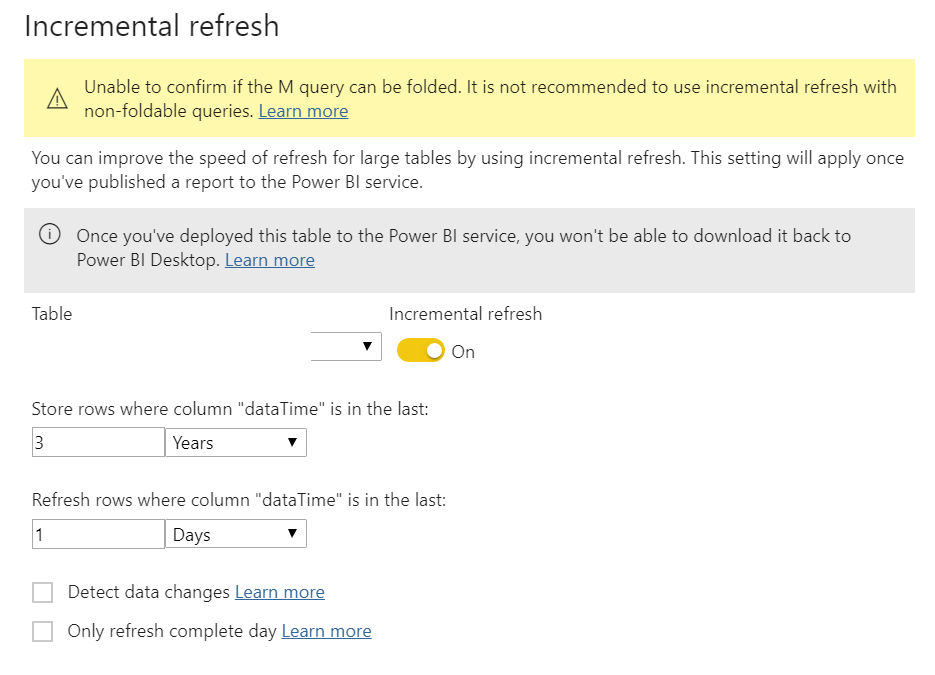 Incremental refresh - not working? - Microsoft Fabric Community