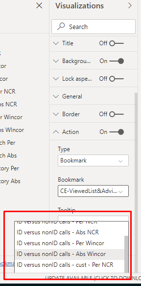 Fix scroll at button's bookmark selection list - Microsoft Fabric Community