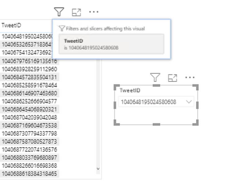 Slicer object not effective on table - Microsoft Fabric Community