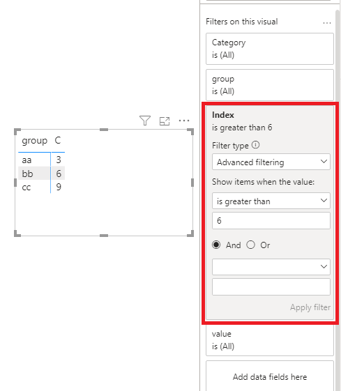 restrict number of rows in a matrix visual - Microsoft Fabric Community