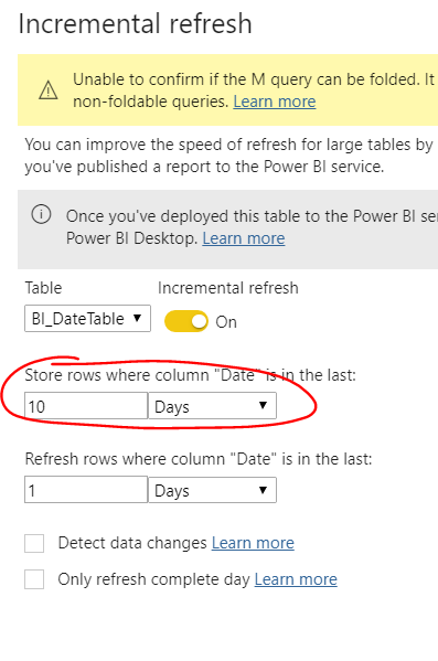 Incremental Refresh Initial Refresh - Microsoft Fabric Community