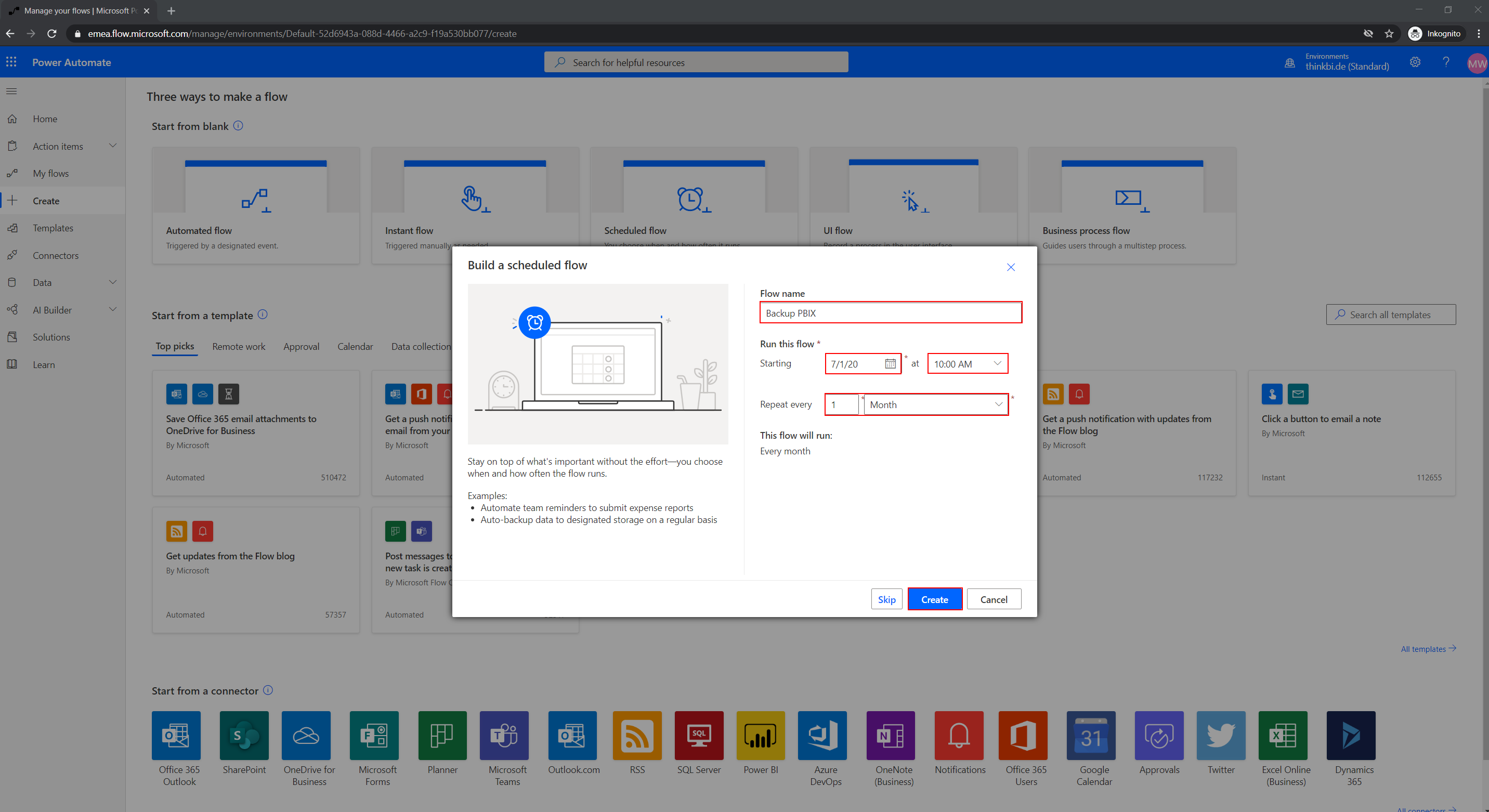 Archive Power BI Reports with Power Automate - Microsoft Fabric Community