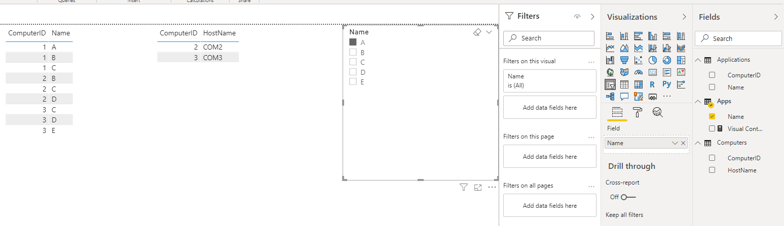 Solved: Inverting Slicer output to a table - Microsoft Fabric Community