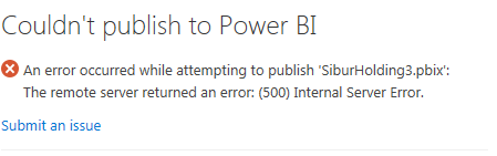 Solved: 500 Internal server error - Microsoft Fabric Community