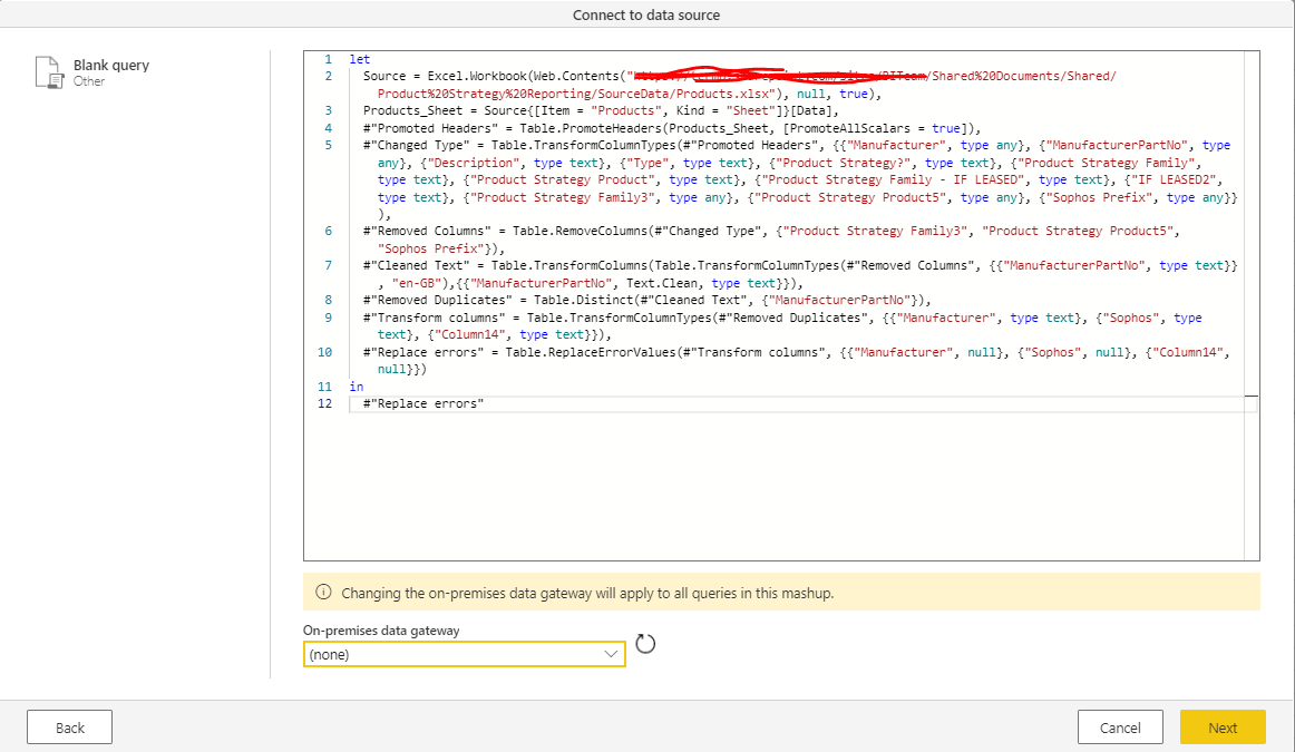 Dataflow Excel Gateway Connections Issues - Microsoft Fabric Community