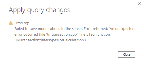 Solved: change data source to sql server Power bi crashes ...