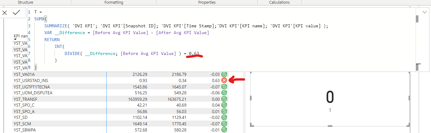 How do I count the result of a measure? - Microsoft Fabric Community