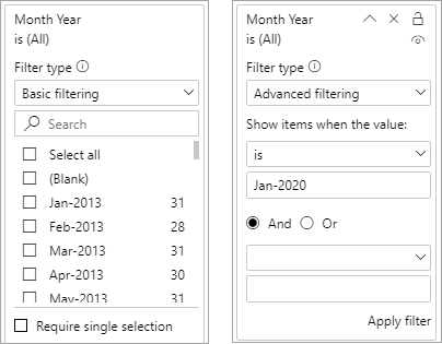 power bi filter showing not showing distinct count... - Microsoft ...