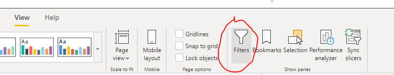 Solved: Missing Filter Pane` - Microsoft Fabric Community