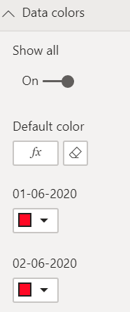 Solved: Can't find default color option - Microsoft Fabric Community
