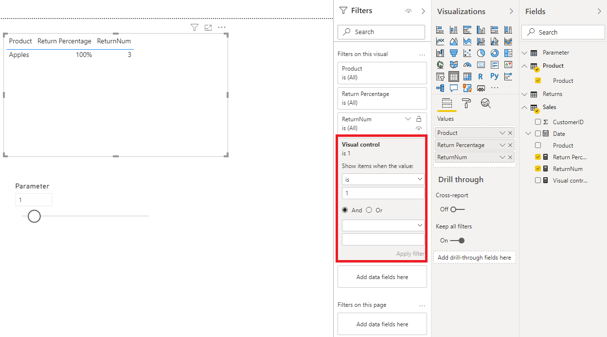 Solved: Use a count of rows as a slicer - Microsoft Fabric Community