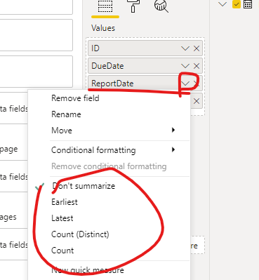 Calculated field value from max selected date - Microsoft Fabric Community