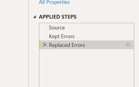 Query Editor Error when query is empty - Microsoft Fabric Community