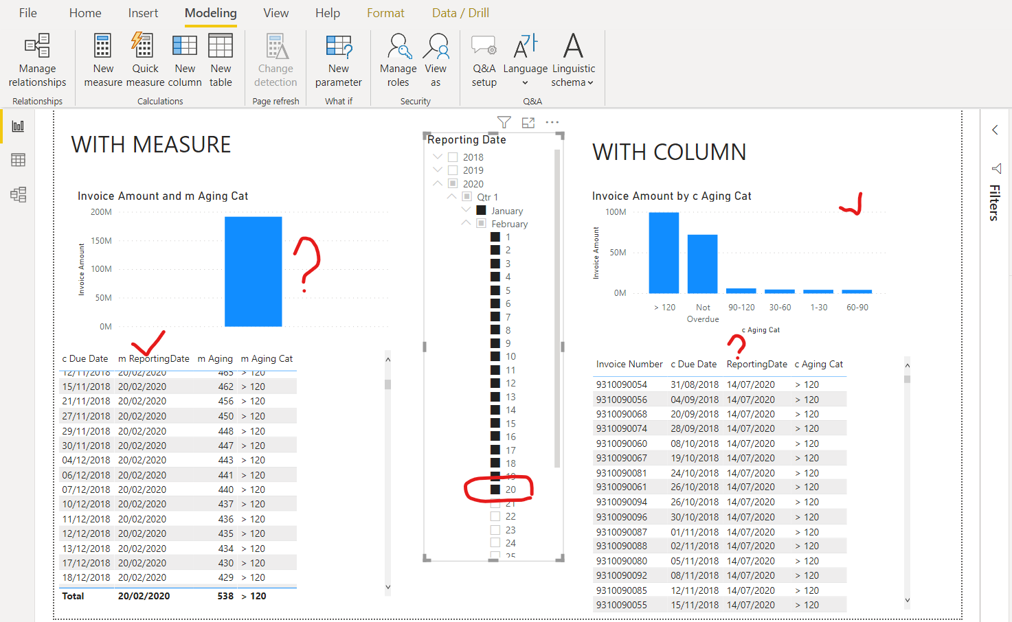 Calculated field value from max selected date - Microsoft Fabric Community