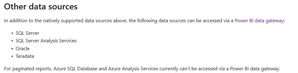 Solved: Power BI report builder has no option to connect t ...